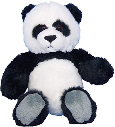 PIA Soft Toys - Pluche Knuffeldier Panda - 15 cm