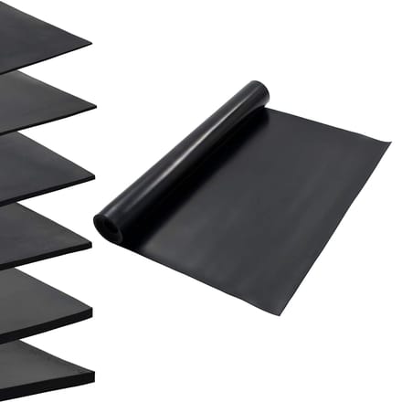 vidaXL - Vloermat - Zwart - 1,2 - x - 5 - m - Rubber