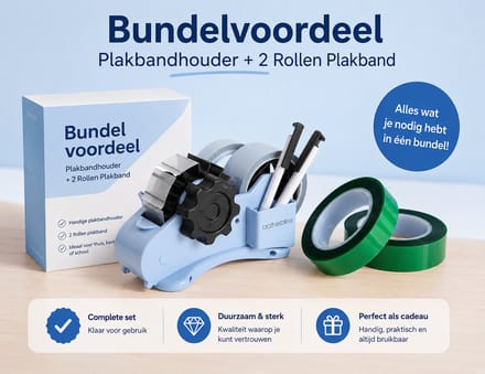 Craft Express Sublimatie Bundel | Tape Dispenser + 2 Rollen Hittebestendige Tape