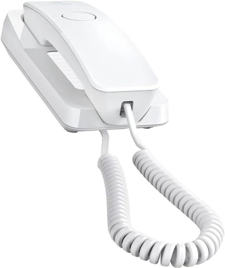 Vaste Telefoon - Analoog toestel - Thuis bellen - Drie jaar garantie - 450 gram - Wit