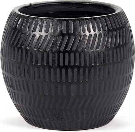 Serax Bloempot-Sierpot Zwart D 16.5 cm H 13 cm