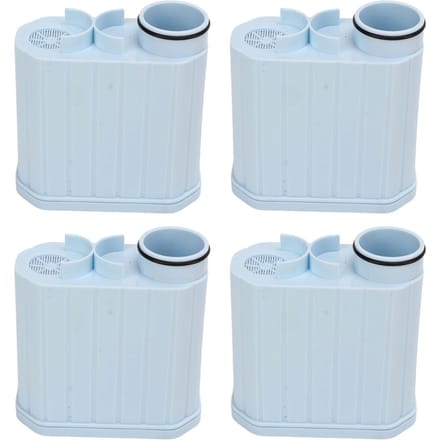 Lot de 4 filtres à eau de rechange pour machine à café Saeco Aquaclean CA6903 10 accessoires white