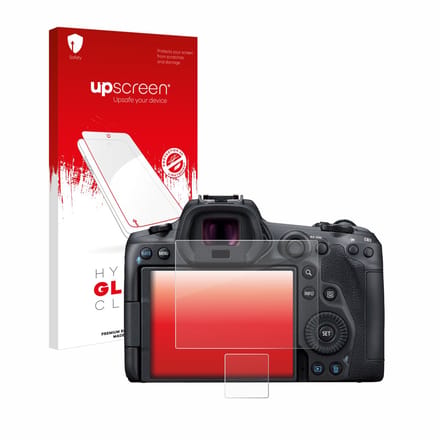 upscreen - Screenprotector voor Canon EOS R5 - Folie Beschermfolie Beschermglas transparant