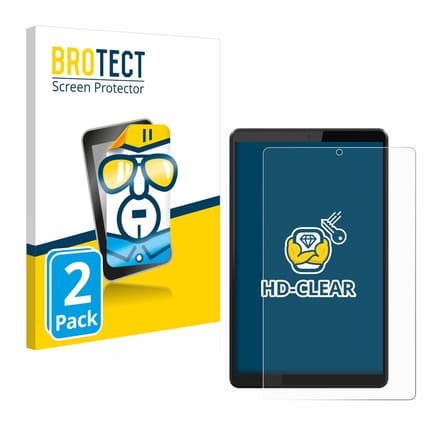 BROTECT - Screenprotector voor Lenovo Tab M8 - Folie Beschermfolie transparant 2 Stuks