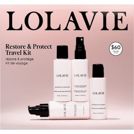 LOLAVIE Haarverzorgingsset Restore & Protect Travel Kit Herstelshampoo Dames 60 ml