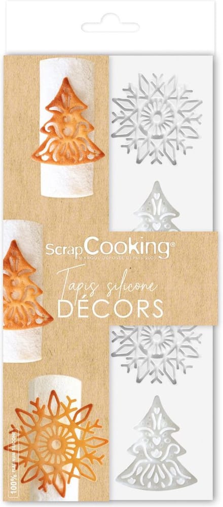 ScrapCooking Siliconen Embossing Mat Kerst