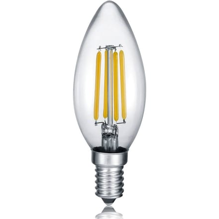 Trio Lighting LED kaars E14 4W filament, 2.700K Switch dimmer