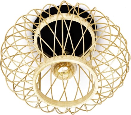 ETH Norah plafonniere rattan dia.30cm excl.1 x E27