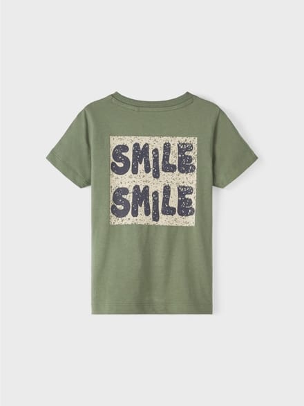 Name it t-shirt jongens - groen - NMMflorian - maat 80