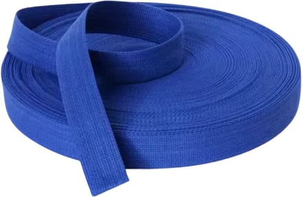 Judoband 40 mm - Rol 50 meter - Blauw