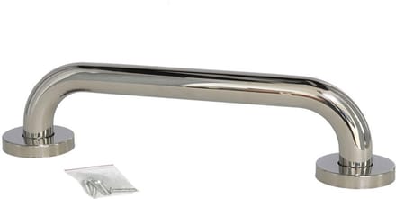 Gerimport Douche handgreep - RVS - wandbeugel - douchebeugel - zilverkleurig - 30 cm
