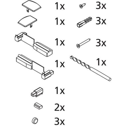 Kermi ZBV2002 set mounting small parts 2532038