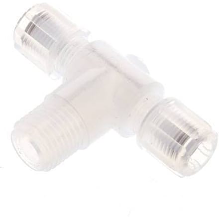 6X4Mm & G1/4'' PFA T-Vormige T-Stuk Snij Fitting Met Buitendraad 10 Bar