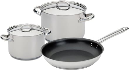 3-delige pannenset