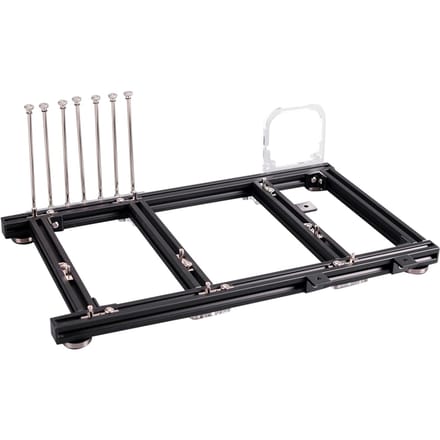 Boîtier PC ATX Ouvert en Alliage d'Aluminium DIY Plateforme de Test d'Overclocking (Noir) gray