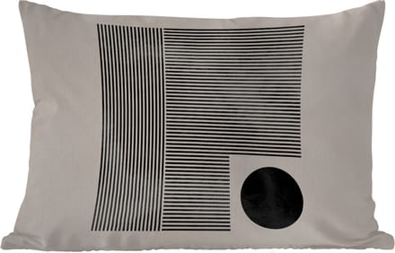 Buitenkussens - Vierkant - Minimalisme - Abstract - 60x40 cm - Weerbestendig