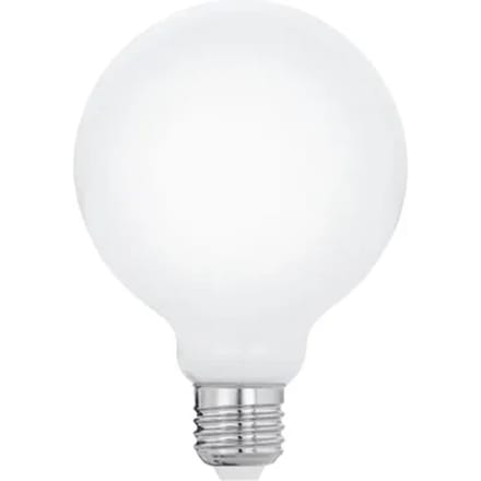 Eglo Ledlamp Globe Opaal - D9,5cm - Warm Wit - E27 - 7w