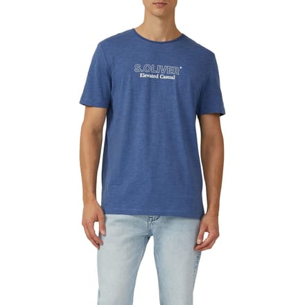 s.Oliver  T-shirts Blue Taglia: XXL | Magliette basic Outlet | Uomo | Blu