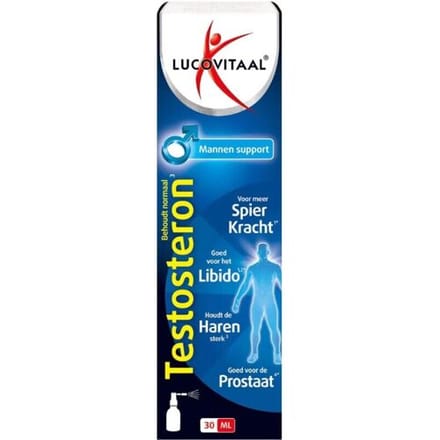 Lucovitaal Testosteron Mannen Support Spray - 30 ml
