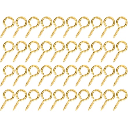 200 Pièces Vis Œil Perle Cheville Connecteur Pendentif Vis Pointe DIY Fabrication Accessoire Bijoux doré or