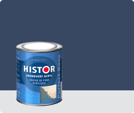 Histor Perfect Base Grondverf Acryl 0,75 liter - Grijs