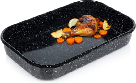 Braadslede Geëmailleerd Rechthoekige 6 l, 42x27x7 cm - Ovenschaal - Braadpan