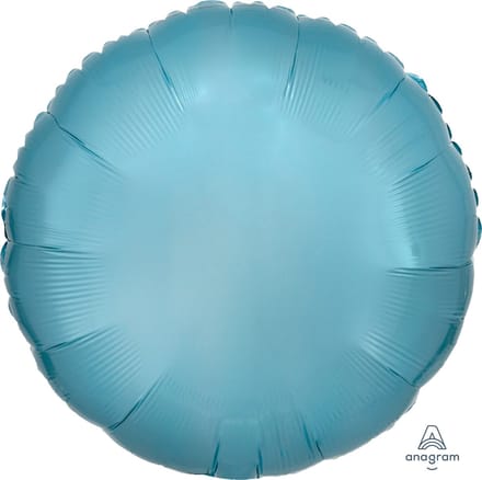 Amscan - Folieballon Rond Pastel Blauw