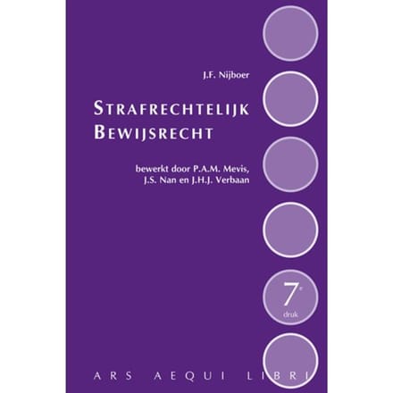 Strafrechtelijk Bewijsrecht - Ars Aequi Cahiers - J.F. Nijboer