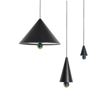 Petite Friture CHERRY LED Hanglamp Groot Zwart