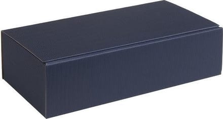 Wijndoos cadeauverpakking karton 36x18,5x9cm DONKERBLAUW (35 stuks)