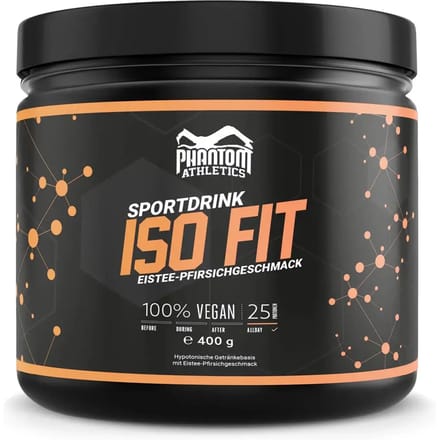 Isotone drank Phantom Athletics Eistee Pfirsich
