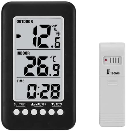 Dailygoods - Draadloze Thermometer voor Binnen en Buiten