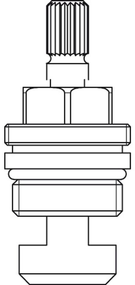 Ideal Standard JADO Keramisch bovendeel G1/2, H960136NU, links sluitend, H960136NU
