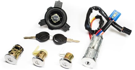 Modecar - Complete Slotenset - Peugeot 206 - Inclusief Stuurkolomslot