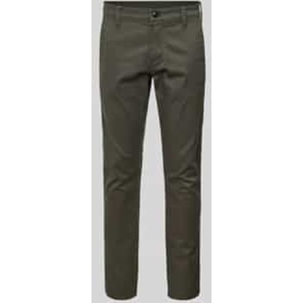 Skinny fit chino met achterzakken