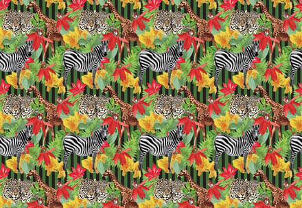Fotobehang Zebra Pattern | XXL - 312cm x 219cm | 130g/m2 Vlies