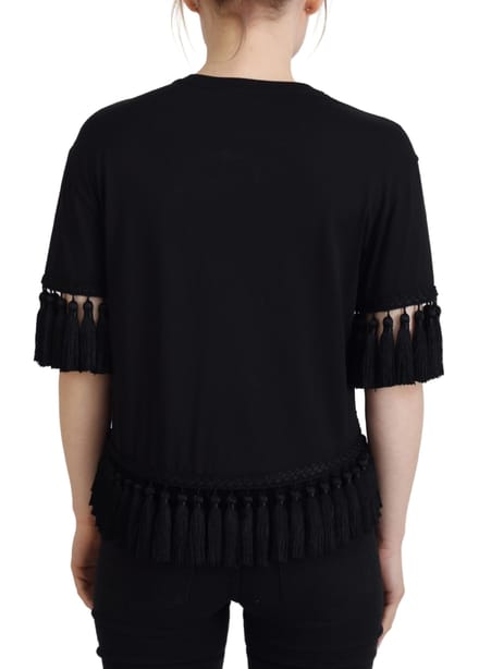 Dolce Gabbana Top met Hangende Franje