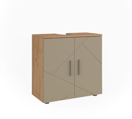 Vicco Irma Wastafelonderkast – 60 x 59 cm Krachtige eik goud