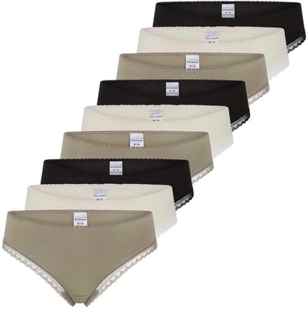 Schiesser Dames riosslip 9 pack Modern Multipacks