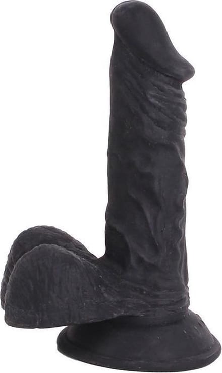 Kiotos Cox - Dildo 18,5 x 4 cm - Zwart