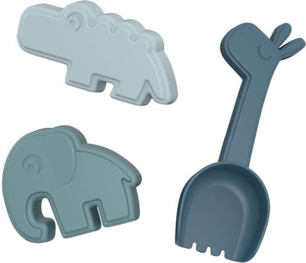 Done By Deer Sand Play Set Deer Friends Blue 3pcs