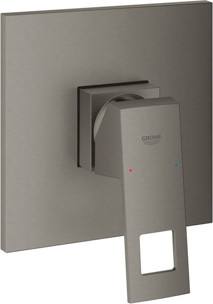 Grohe Eurocube afbouwdeel v. inbouw douchekraan z. omstel brushed hard graphite