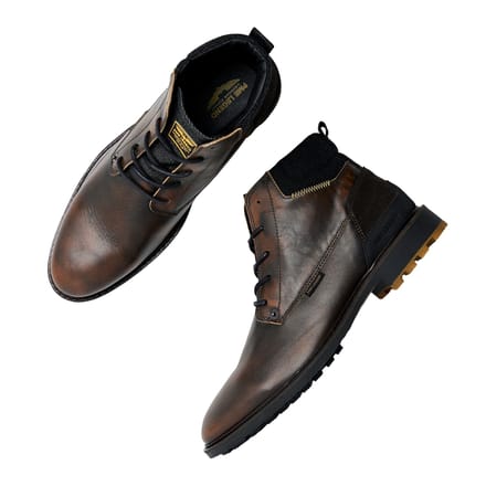 PME Legend - Heren Veterschoenen Huffster - Bruin - Maat 47