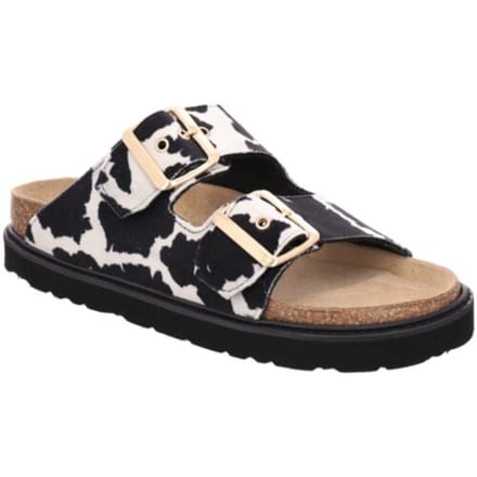 Rohde Slipper Zwart/Wit - Maat 37