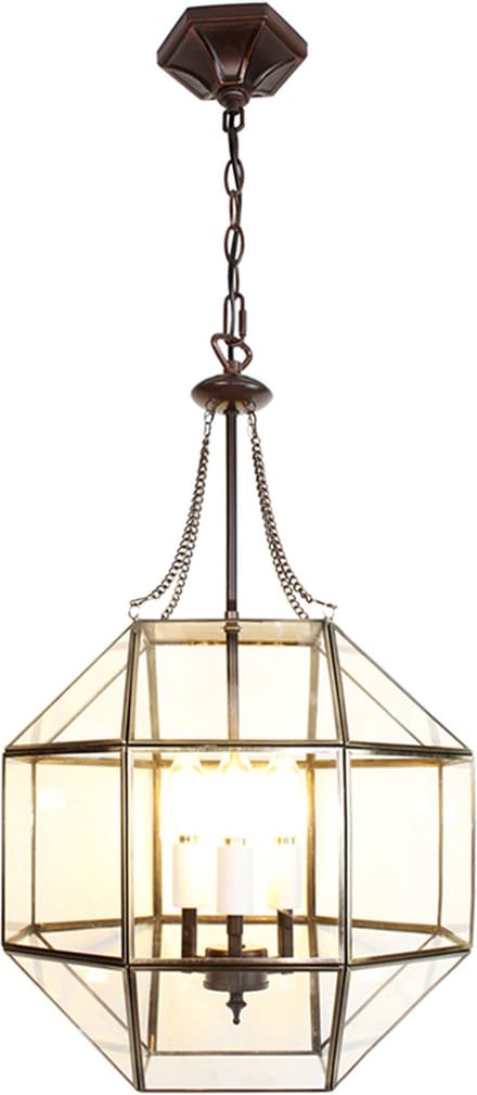 Lumilamp Hanglamp 35x35x180 cm Transparant Metaal