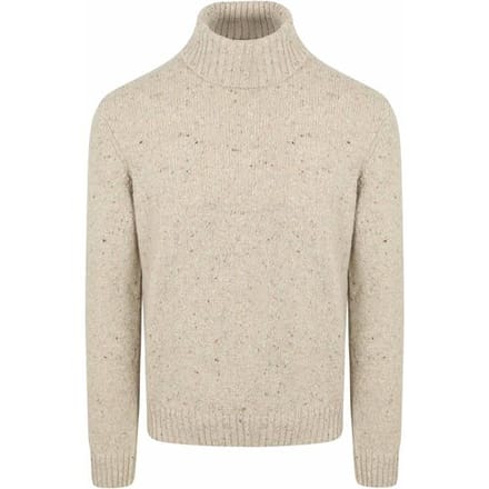 Suitable Coltrui Donnegal Tweed Eco Wool Beige - Maat XXL - Heren - Pullover