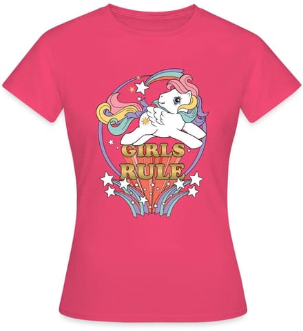 My Little Pony Retro Girls Rule Statement T-Shirt Dames