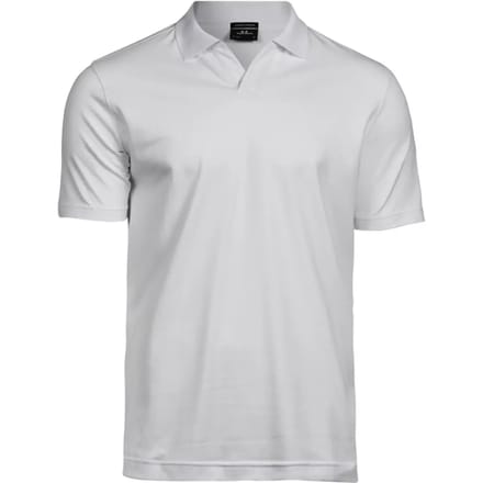 Tee Jays - Luxury Stretch V-Neck Polo - White - S