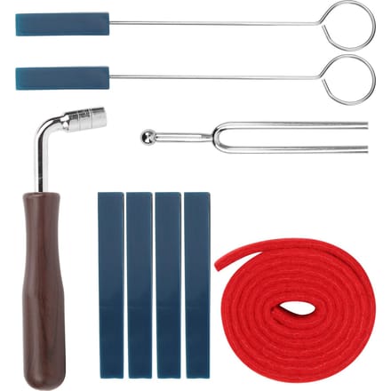 Piano Stemset Gereedschap Dempers Sleutel Stemvork Hefboom Vilt Temperament Strip Kits Reparatie Accessoires gray