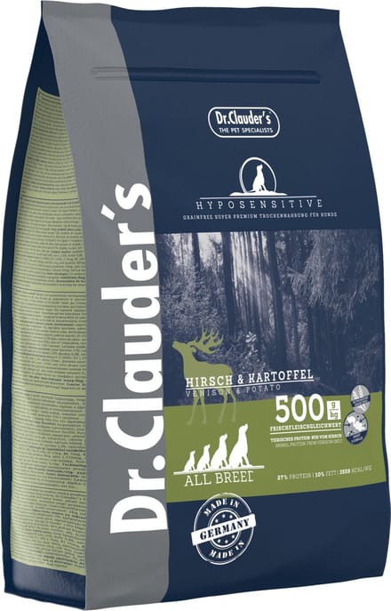 Dr.Clauder's All Breed Hyposensitive Hert&Aardappel - Hondenvoer - 11.5 kg